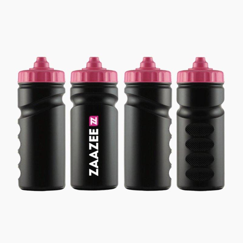 ZAAZEE 500ml Bottle Water Bottle Black / Pink