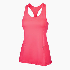 ZAAZEE Alana Racer-back Fitness Vest Neon Pink