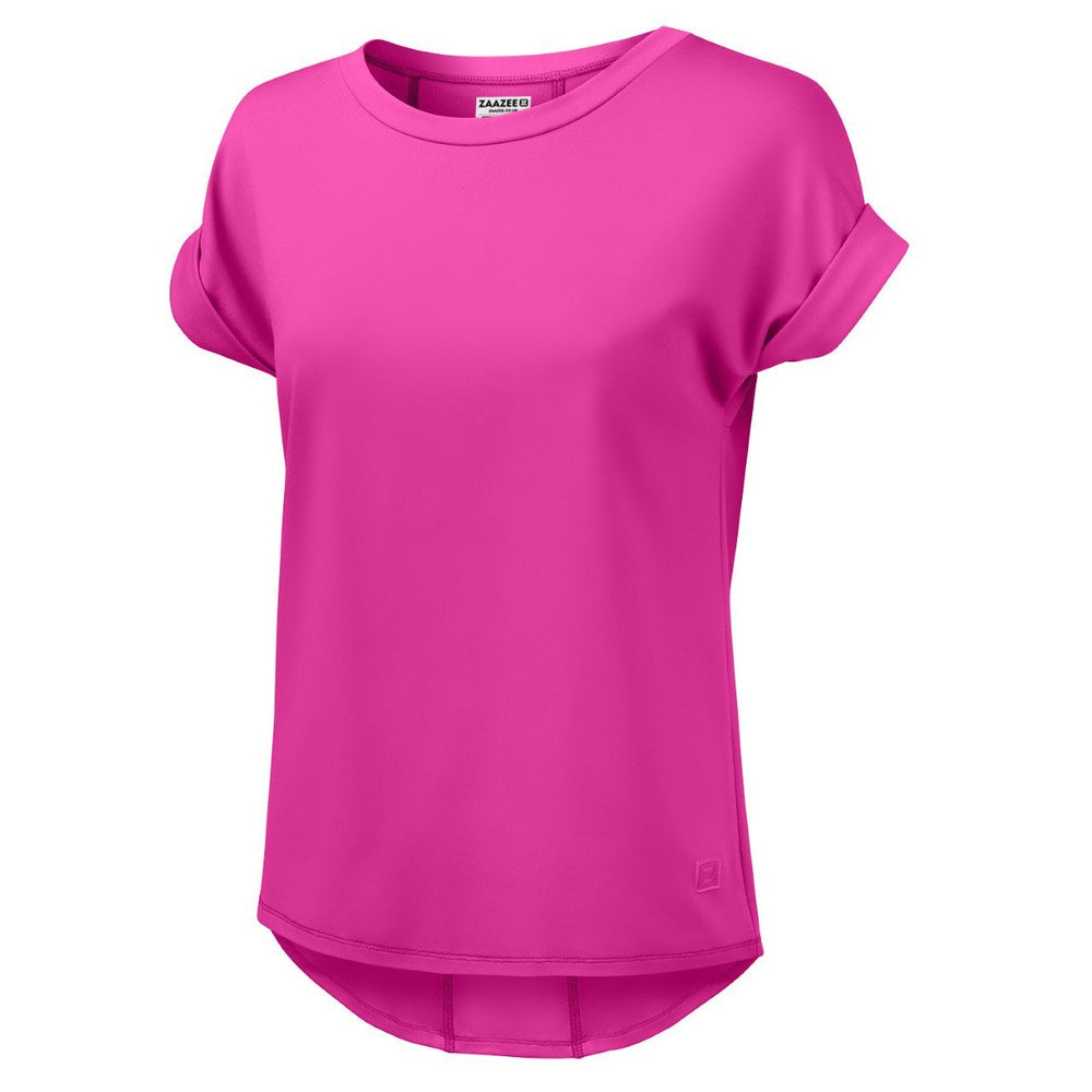 ZAAZEE Aria Luxury T-shirt Pop Pink
