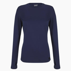 
            
                Load image into Gallery viewer, ZAAZEE Ayla Long Sleeved Top Midnight Blue
            
        